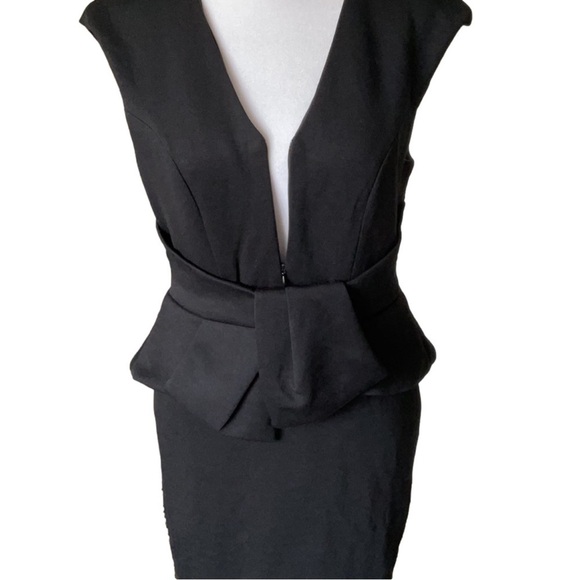 Venus Bow & Peplum Bodycon Dress - Picture 7 of 14